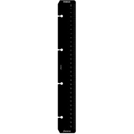 Filofax A4 Ruler Page Marker - Black