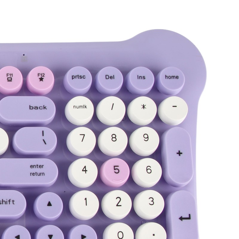 Wireless Keyboard and Mouse 2.4Ghz Connection Cute Keyboard Mouse Set