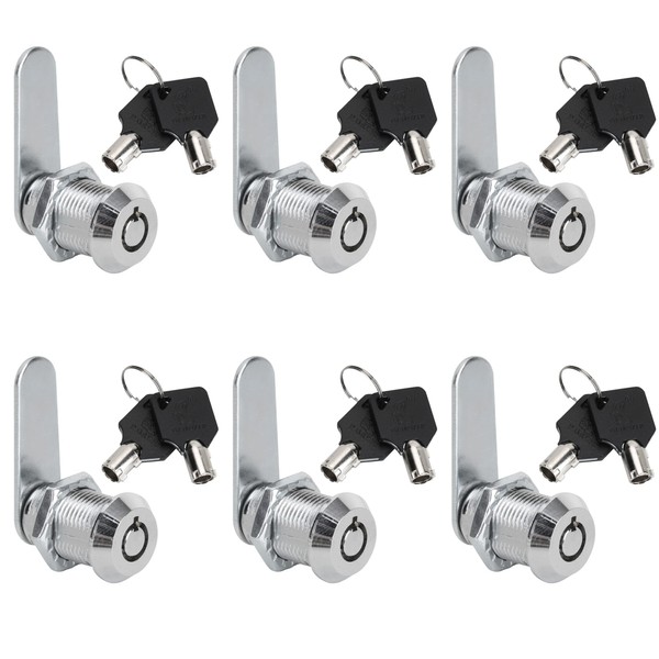 Aramanara 6 Pcs 25 mm Security Mailbox Lock, Zinc Alloy