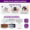 JOMOLA Stainless Steel Bathroom Suction Hooks - No Drill Adhesive-Free