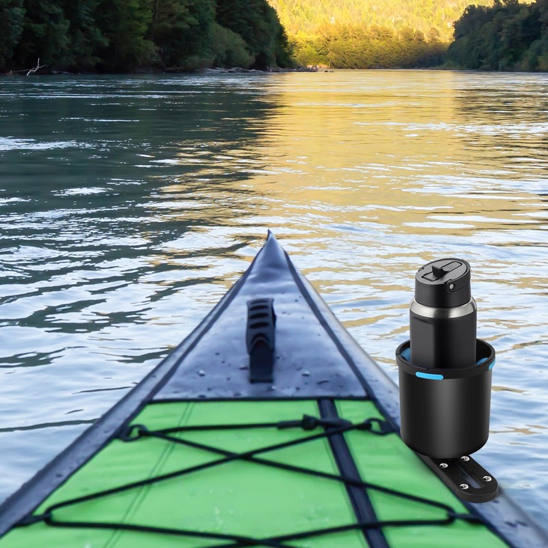 Kayak Cup Holder,Multi-Functional and Anti-toppling Cup Holder for Kayak,Drinks Holder,