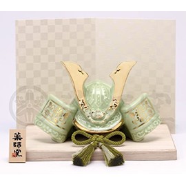 Yakushi Kiln Somee Sausai Helmet (Young Green)