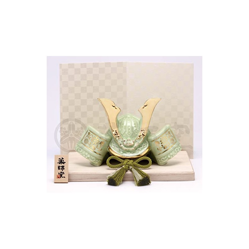 Yakushi Kiln Somee Sausai Helmet (Young Green)