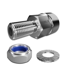Bicycle Axle Adapter M10 x 1.0, Universal Axle Adapter for M10 x 1.0 Full Axle