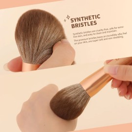 Docolor Brocha Grande Para Polvos, Para Fijar Polvos, Y Para