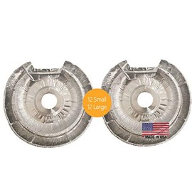 Beepels Electric Stove Disposable Drip Pan Liner Set (24) - MADE IN USA
