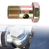 X AUTOHAUX 2 Set Banjo Bolt Brake Fitting Adapter M22x1.5