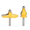 Milling Cutter, 2-Piece 8mm Shank Handrail and Table Edge Router