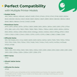 COLORETTO 338XL Black Ink Cartridge Replacement Compatible with HP 338 XL Black for Photosmart 2575 2575v 2610 2710 2713 8150 Deskjet 460c 5740 6540 6840 Officejet 4212 6210 Black ink