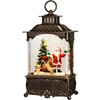 Blansong Santa Snow Globe Christmas Snow Globe Lantern Christmas Decorations