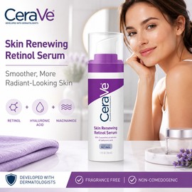 Retinol Face Serum with Hyaluronic Acid & Niacinamide – Daily Night Care for Smooth-Looking Skin
