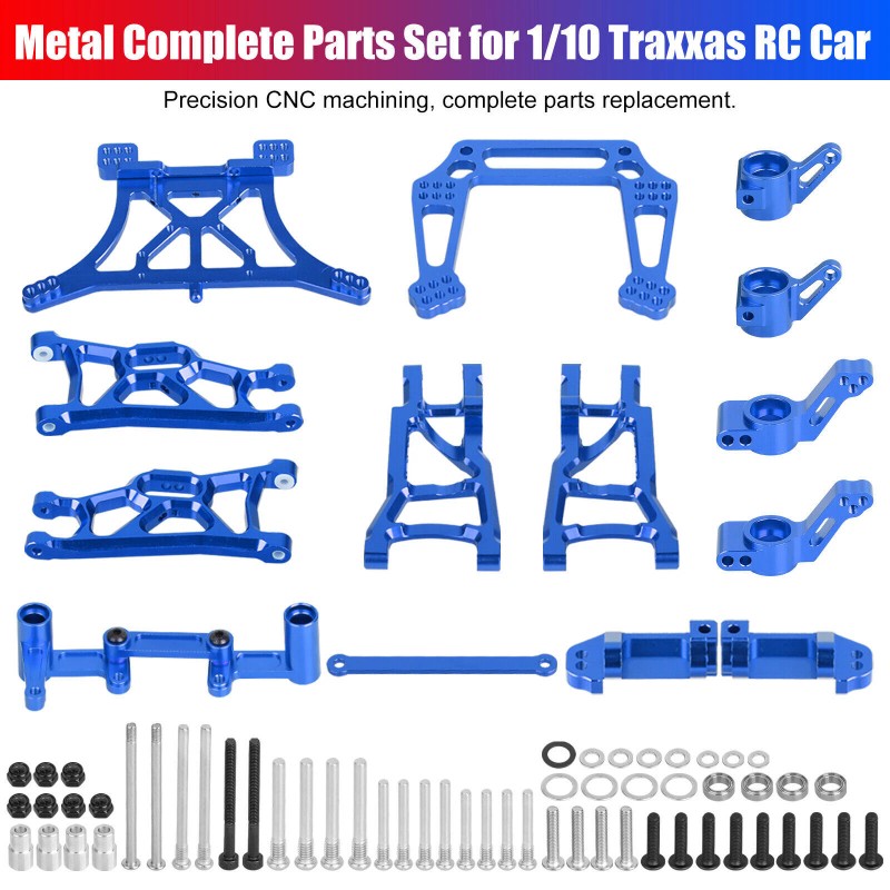 For 1/10 Traxxas Slash 2WD/Stampede/Bandit/Rustler RC Car Parts Metal Full