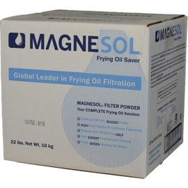 Magnesol Dallas Group | 1 x 22 lb Box Magnesol XL Fryer Filter Powder | Item 700162 | Deep Fryer FryPowder | Save Fryer Oil, Extend Oil Life, Fry Oil Cleaner, (1 x 22 lb box) (Each)