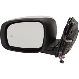 Kool Vue Driver Side Power Heated Mirror for Dodge Grand Caravan Chrysler Town & Country 2009-2016 With Signal Light, Blind Spot Light & Memory Chrome