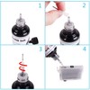 CoYlBod Black Compatible Sublimation Ink Refilled Ink Bottle Replacement for