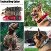 Tactical Dog Collar, Adjustable Military Training Nylon Dog Collar with