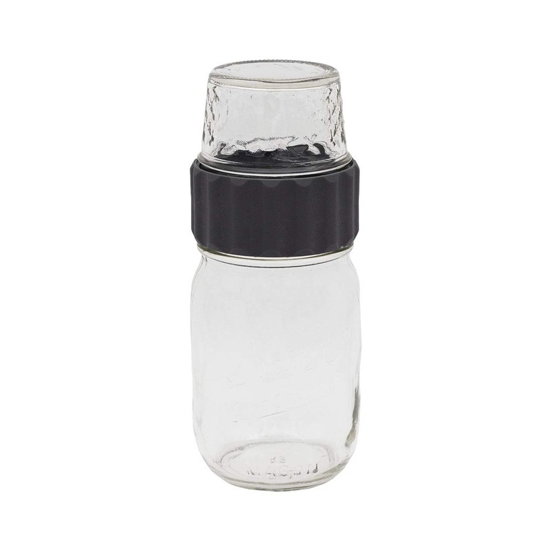 2-in-1 Lid for Connecting Two Regular Mouth Jars by Mason