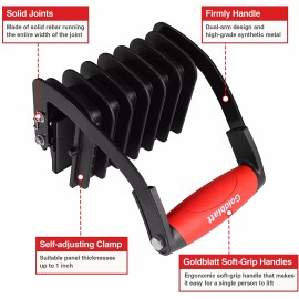 Goldblatt 2PCS Panel Carrier Plywood Lifting Tool Drywall Plywood Carrying Tool