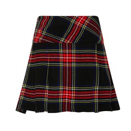 Tartanista Black Stewart 16.5 inch Skirt - Size UK 22