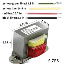 R0466400 120VAC 24VAC Transformer Replacement, for Zodiac AquaLink, AquaSwitch Pool, Spa Control Power Centers Compatible Models 7300, 7488, 6612F, 6613, 6614, 6614-LD, 6613AP, 6614AP