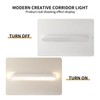 Becailyer Modern LED Linear Ceiling Lights, Dimmable LED Ceiling Lamp