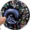 50 Space Stickers, Vinyl Waterproof Aesthetic Scrapbook Sticker Pack, For