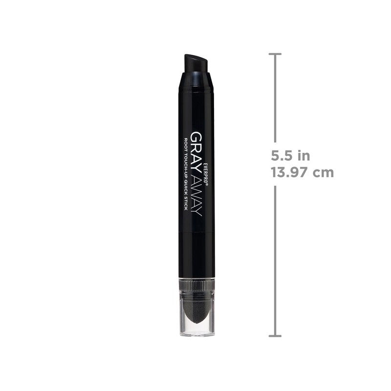 EVERPRO Gray Away Root Touchup Quick Stick, Black, 0.1 Oz