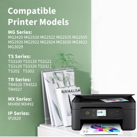 Greenjob 245XL Ink Cartridges Replacement for Canon 245XL PG-245 PG-245XL Black Ink for Canon Pixma TS202 TS3122 TS3322 TR4520 TR4522 MG2520 MG2522 MX490 MX492 Printer (2 Black)