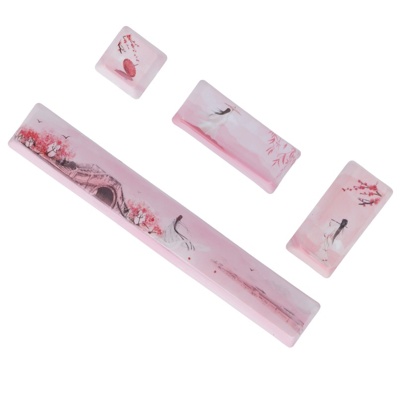 4Pcs Keycaps Space ESC Enter Numpad Enter High Durability Wear