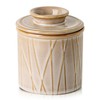 HVH Ceramic Butter Crock with Water Line, French Butter Dish