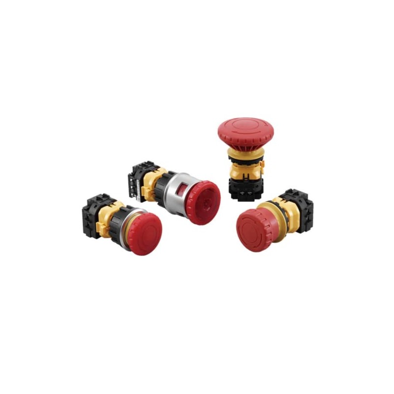 XN4E-TL403Q4MR XN Series Emergency Stop Pushbutton Switch Φ30 Padlock Compatible