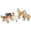 Bambilino Holztiger Farm Animals Set with 11 Toy Figures