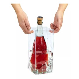 Koala Hielera Cubitera Doblable Con Asas Transparente Ka-23