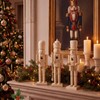 Pinkunn 15.5 Inch Large Unfinished Wood Nutcracker Set of 3-