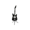 NEW BLACK FENDER ELECTRIC GUITAR MINI DESKTOP CLOCK (GREAT MEN'S