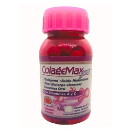 Colagemax Suplemento para una Piel Nutrida, Hidratada y Resistente al Sol, Fortalece Cabello y Uñas y Disminuye Arrugas (Gomitas 242g)
