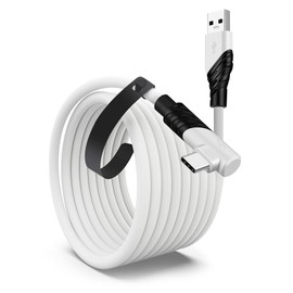 Paobas Link Cable 16 FT for VR Devices, High Speed Data Transfer USB 3.0 to USB C Cable Connect to Gaming PC for Steam VR Games