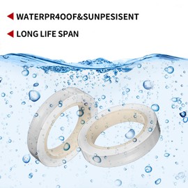 Duccinp Reflective Tape, 1 Inch x 30 Feet - High Intensity - White Reflective Safety Tape Waterproof Conspicuity for Trailer Reflector Trucks Bikes Baby Strollers Helmets