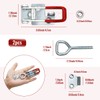 2 PCS Heavy Duty Toggle Clamp Latch 4002 Adjustable Latch