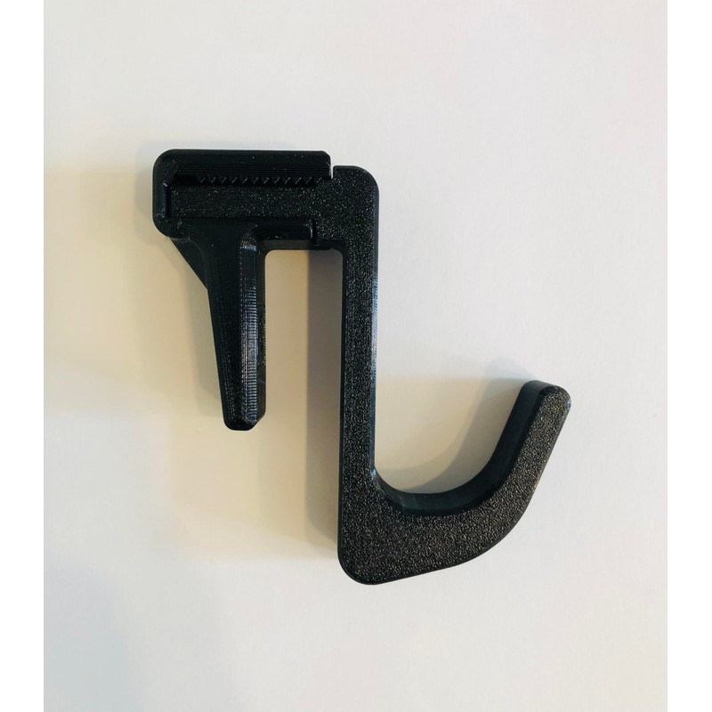 SquirrelBox Thin Wall Cubicle Hooks/Hangers, Adjustable (0.75" to 1.5"), Comes