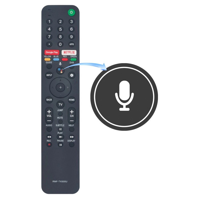 For Sony RMF-TX500U Replace Remote Control for Sony TV XBR55X950H