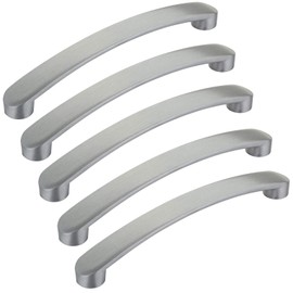 SOTECH SW111 BA Furniture Handles 160 mm Stainless Steel Look Length 180 mm Bow Handle Width 19 mm Drawer Handle Height 26.5 mm Pack of 10
