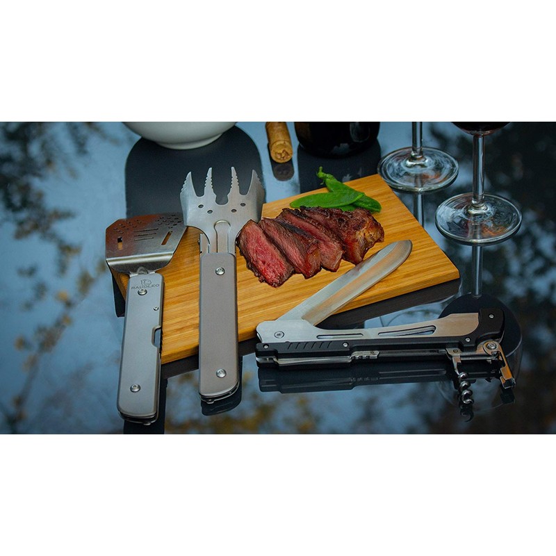 RADOLEO® Barbecue Multi Tool | Barbecue Cutlery | 6 Barbecue