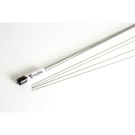 Ticon Industries - CP1 (Grade 1) Titanium Welding Filler Rod 39” Length 2.2mm/.087" (1/4lb)