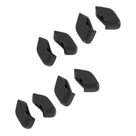 2 Pairs of Nose Pads for Oakley Flak Draft/Flak Beta Sunglasses (Black Nosepads), One Size, Standard black + Asian fit black
