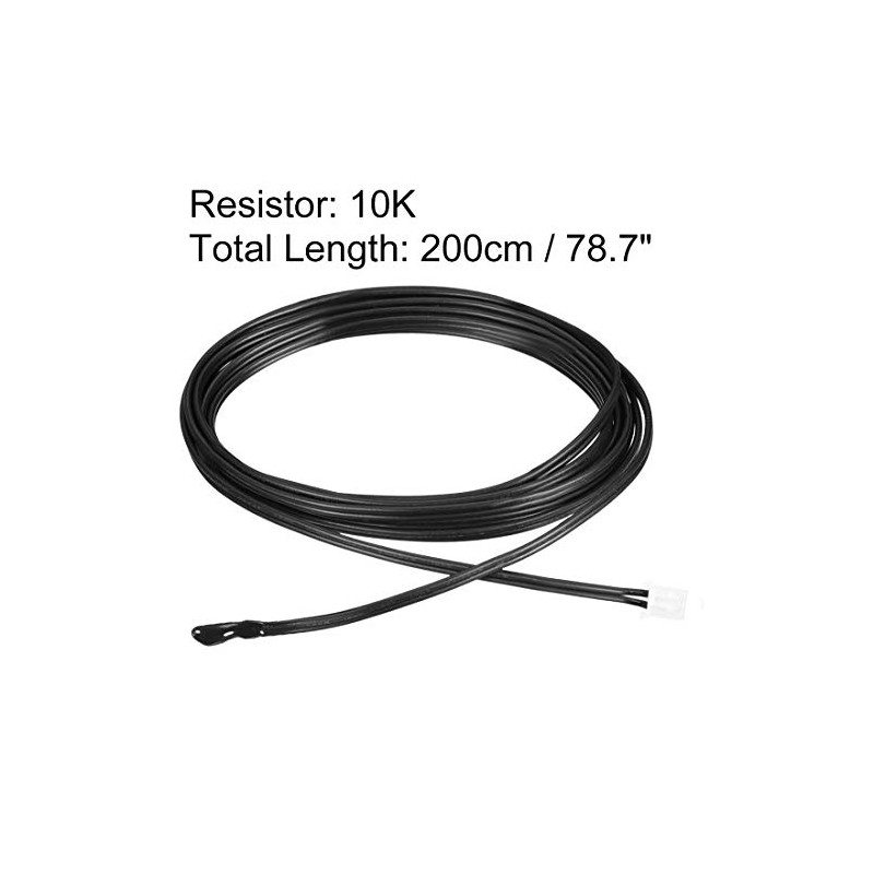 sourcing map 10K NTC Thermistor Probe 78.7 Inch Epoxy Sensitive
