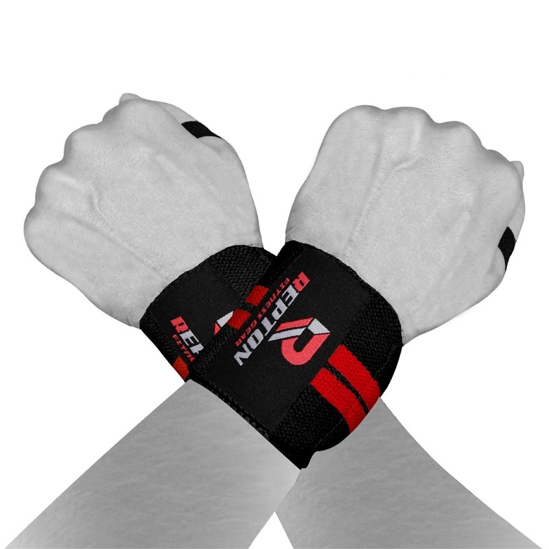 Weightlifting Wrist Wraps - Professional Grade with Thumb Loops -