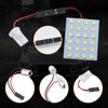YnGia 4PCS 24-SMD Panel Dome Light, White 6000K Auto Car