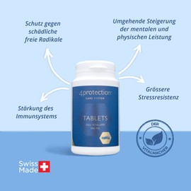 Omnimedica Tablets Cell Vitalizer 500 mg for Mental & Physical Performance Tablets with Natural OM24 - Made in Switzerland, 60 Tablets