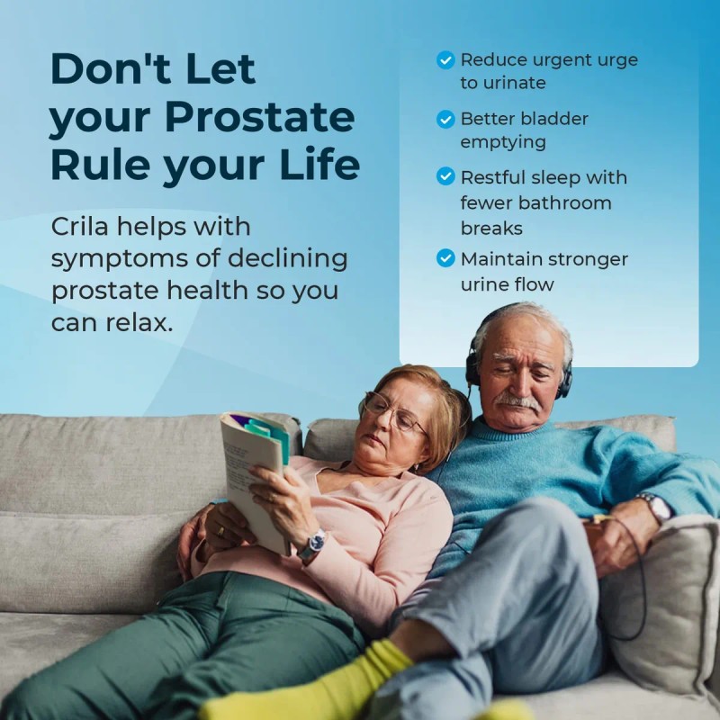 Crila Suplemento Natural Para Próstata 60 Cápsulas